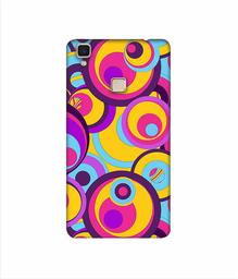 Amazon Brand - Solimo Designer Multicolor Circle 3D Printed Hard Back Case Mobile Cover for Vivo V3 Max