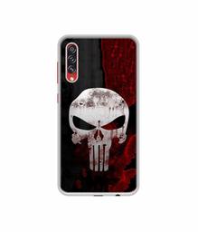 Amazon Brand - Solimo Designer Punisher Skull UV Printed Soft Back Case Mobile Cover for Samsung Galaxy A70s