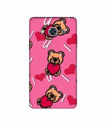 Amazon Brand - Solimo Designer Heart Holding Bear 3D Printed Hard Back Case Mobile Cover for Samsung Galaxy J3 Pro