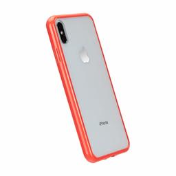 AmazonBasice Iphone Xs Max fodral TPU + PC (röd), kristall mobiltelefonfodral, skyddande fodral, anti-repor