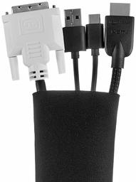 (Renewed) AmazonBasics Cable Sleeve , 80-Inch, Black