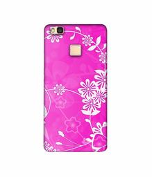 Amazon Brand - Solimo Designer Flower Pattern 3D Printed Hard Back Case Mobile Cover for Huawei P9 lite