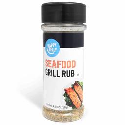 Amazon Brand - Happy Belly Seafood Grill Rub, 4.5 Ounces