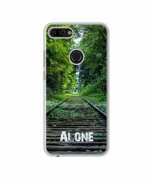 Amazon Brand - Solimo Designer Alone UV Printed Soft Back Case Mobile Cover for Tecno Camon i Twin