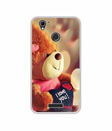 Amazon Brand - Solimo Designer Teddy Bear UV Printed Soft Back Case Mobile Cover for Lyf Water 7S