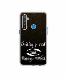 Amazon Brand - Solimo Designer Daddy's Girl and Mummy World UV Printed Soft Back Case Mobile Cover for Realme 5 / Realme 5s / Realme 5i