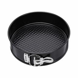 Amazon Brand - Solimo Non-Stick Cake Pan (7 inches, Black)