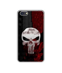 Amazon Brand - Solimo Designer Punisher Skull UV Printed Soft Back Case Mobile Cover for Oppo A71