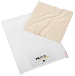 AmazonBasics - Protector de Pantalla y toallita limpiadora para Apple iPad