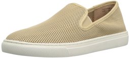 206 Collective Women's Cooper Perforated Slip-on Fashion Sneaker, Buff, 8.5 B US