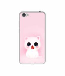 Amazon Brand - Solimo Designer Kitty UV Printed Soft Back Case Mobile Cover for Vivo Y55