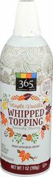 365 EVERYDAY VALUE Maple Vanilla Whipped Cream, 7 OZ