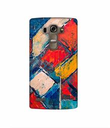 Amazon Brand - Solimo Designer Dark Multicolor Blocks 3D Printed Hard Back Case Mobile Cover for LG G4 Stylus