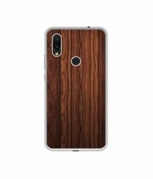 Amazon Brand - Solimo Designer Wooden Texture UV Printed Soft Back Case Mobile Cover for Mi Redmi Y3