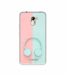 Amazon Brand - Solimo Designer Head Phone UV Printed Soft Back Case Mobile Cover for Karbonn Aura Power 4G Plus