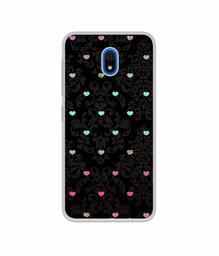 Amazon Brand - Solimo Designer Heart Texture UV Printed Soft Back Case Mobile Cover for Mi Redmi 8A