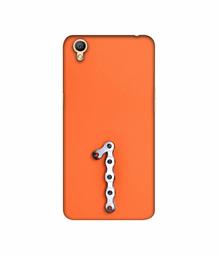 Amazon Brand - Solimo Designer Number One 3D Printed Hard Back Case Mobile Cover for Oppo A37