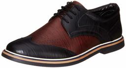 Amazon Brand - Symbol Men's Black/Brown Formal Shoes-11 UK (45 EU) (12 US) (AZ-SY-419)