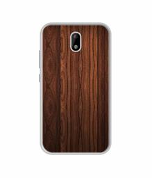 Amazon Brand - Solimo Designer Wooden Texture UV Printed Soft Back Case Mobile Cover for Itel A23