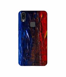 Amazon Brand - Solimo Designer Red Paint On Wall 3D Printed Hard Back Case Mobile Cover for Vivo V9 / V9 Pro