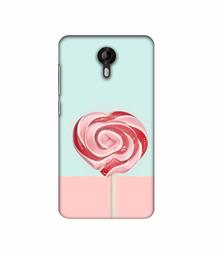 Amazon Brand - Solimo Designer Round Candy 3D Printed Hard Back Case Mobile Cover for Micromax Canvas Nitro 4G E455