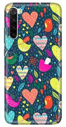 Amazon Brand - Solimo Designer Heart Pattern Design 3D Printed Hard Back Case Mobile Cover for Xiaomi Redmi Note 8