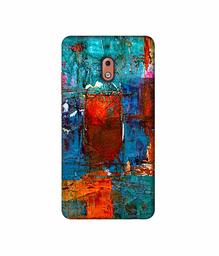 Amazon Brand - Solimo Designer Rectangle Color 3D Printed Hard Back Case Mobile Cover for Nokia 2.1