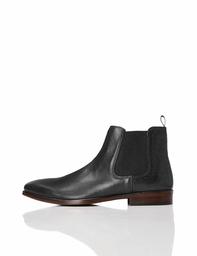 find. Men’s Smooth Leather Block Heel Chelsea Boots