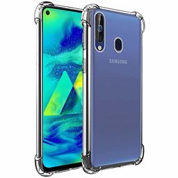 (Renewed) Amazon Brand - Solimo Mobile Cover (Soft & Flexible Back case) for Samsung Galaxy M40 (Transparent)