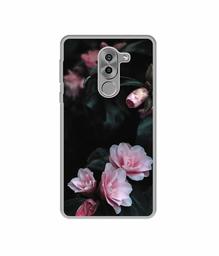 Amazon Brand - Solimo Designer Dark Flowers Photography UV Printed Soft Back Case Mobile Cover for Huawei Honor 6X