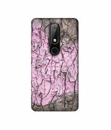 Amazon Brand - Solimo Designer Creaks On Tree Trunk 3D Printed Hard Back Case Mobile Cover for Nokia 6.1 Plus