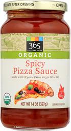 365 Everyday Value, Organic Spicy Pizza Sauce, 14 oz