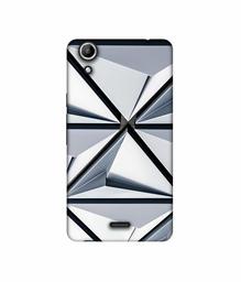 Amazon Brand - Solimo Designer Hexagon Texture 3D Printed Hard Back Case Mobile Cover for Micromax Canvas Selfie 2 Q340