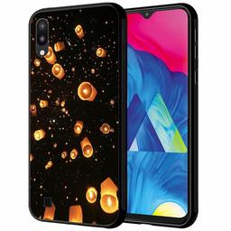 Amazon Brand - Solimo Designer Flying Lantern Printed Hard Back Case Mobile Cover for Samsung Galaxy M10 (D1295)