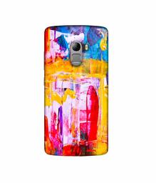 Amazon Brand - Solimo Designer Multicolor Canvas Paint 3D Printed Hard Back Case Mobile Cover for Lenovo K4 Note