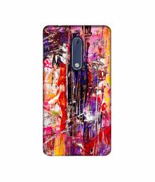 Amazon Brand - Solimo Designer Mashup of Multicolor 3D Printed Hard Back Case Mobile Cover for Nokia 5