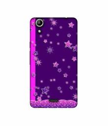 Amazon Brand - Solimo Designer Sparkling Stars 3D Printed Hard Back Case Mobile Cover for Micromax Canvas Selfie 2 Q340