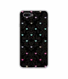 Amazon Brand - Solimo Designer Heart Texture UV Printed Soft Back Case Mobile Cover for Oppo A3S