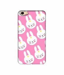 Amazon Brand - Solimo Designer Rabbit Pattern 3D Printed Hard Back Case Mobile Cover for Oppo F3