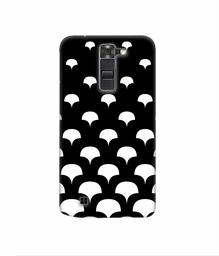 Amazon Brand - Solimo Designer White Texture 3D Printed Hard Back Case Mobile Cover for LG K7