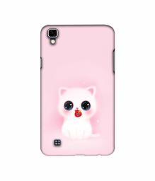 Amazon Brand - Solimo Designer Kitty 3D Printed Hard Back Case Mobile Cover for LG X Power