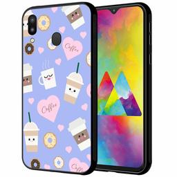 Amazon Brand - Solimo Designer Coffee Printed Hard Back Case Mobile Cover for Samsung Galaxy M20 (D1299)