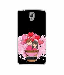 Amazon Brand - Solimo Designer Boy and Girl UV Printed Soft Back Case Mobile Cover for Lenovo A2010