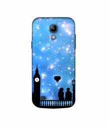 Amazon Brand - Solimo Designer Love Couple Vector 3D Printed Hard Back Case Mobile Cover for Samsung Galaxy S4 Mini