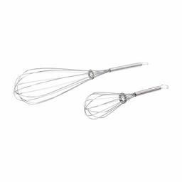 Amazon Brand - Solimo Stainless Steel Set of 2 Whisks