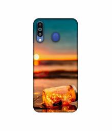 Amazon Brand - Solimo Designer Jar at Sea Serface 3D Printed Hard Back Case Mobile Cover for Samsung Galaxy M21