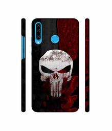 Amazon Brand - Solimo Designer Punisher Skull 3D Printed Hard Back Case Mobile Cover for Huawei P30 Lite