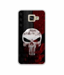 Amazon Brand - Solimo Designer Punisher Skull UV Printed Soft Back Case Mobile Cover for Samsung Galaxy A5 (2016)