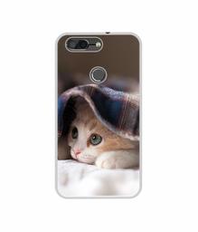 Amazon Brand - Solimo Designer Sleepy Kitten UV Printed Soft Back Case Mobile Cover for InFocus Vision 3 Pro