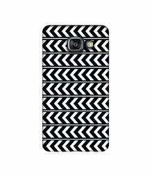 Amazon Brand - Solimo Designer Horizontal Arrow Texture 3D Printed Hard Back Case Mobile Cover for Samsung Galaxy A3 (2016)